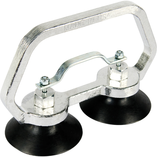 Vacuum Cups - Heavy-Duty Double Cup, 30 lbs. Capacity, 3", Pull-bar, 7" Handle Length Sécurité Médic