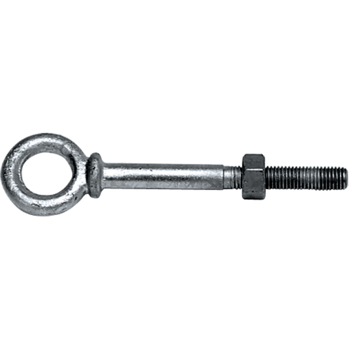 Eye Bolts, 3/8" Dia., 2-1/2" L, Galvanized, 1200 lbs. (0.6 tons) Capacity Sécurité Médic