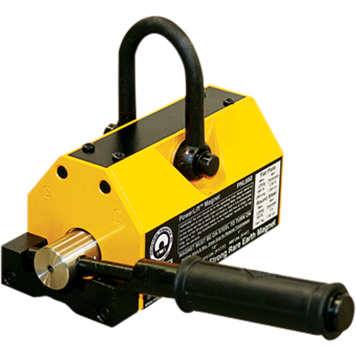 Powerlift&reg; Magnets, 250 lbs. (0.125 tons) Holding Cap., 5" L x 2-5/8" W x 6-5/8" H Sécurité Médic