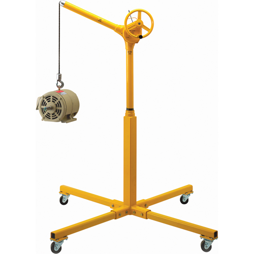 Tall Industrial Lifting Device with Mobile Base, 500 lbs. (0.25 tons) Capacity Sécurité Médic