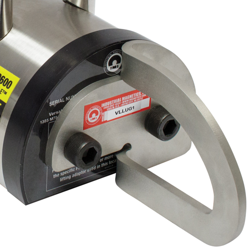 Vertical Lift Lug Adaptor For Versalift Magnets, 1200 lbs. (0.6 tons) Holding Cap., 3" L x 3" W x 3" H Sécurité Médic