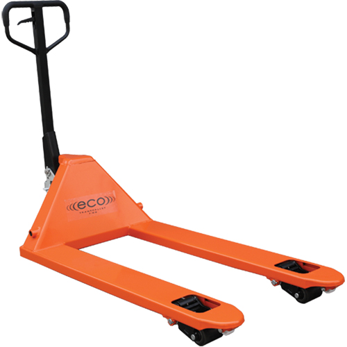 Transpalette &agrave; &eacute;l&eacute;vation rapide ECO Q I-55, Acier, 48" lo x 20,5" la, Capacit&eacute; 5500 lb Sécurité Médic