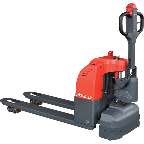 EFET33N Self-Propelled Electric Pallet Truck, 3300 lbs. Cap., 45" L x 21.25" W Sécurité Médic