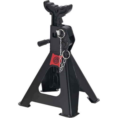 Jack Stands, Locking Pin, 6 tons Capacity, 15-7/10" - 24-2/5" H Sécurité Médic