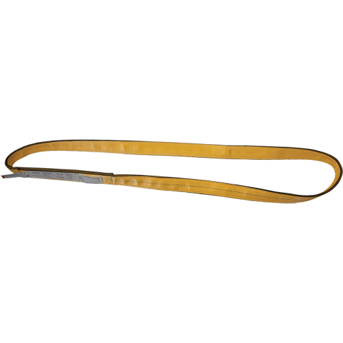 &eacute;lingues de levage en nylon, Pli Double, Sans fin, Type 5, 1" la x 3' lo, Limite de charge verticale 6200 lb Sécurité Médic
