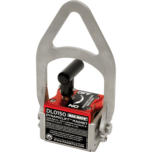 Dynamic Lift Magnets, 150 Holding Cap., 5" L x 2" W x 9" H Sécurité Médic