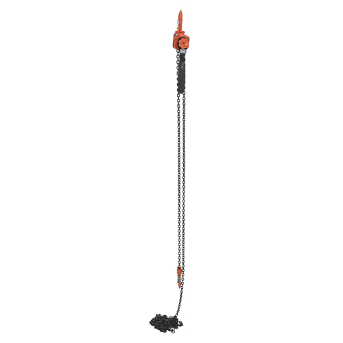 Mini palan &agrave; levier, Lev&eacute;e 20', Cabacit&eacute; 1000 lb (0,5 tonne), Chaîne en Acier Sécurité Médic