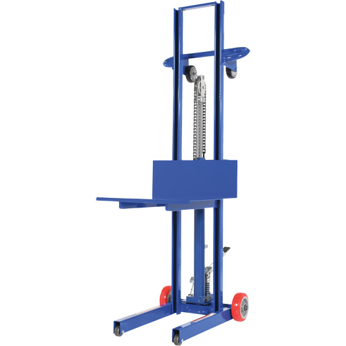 Hydraulic Platform Lift Stacker, Foot Pump Operated, 400 lbs. Capacity, 51-1/8" Max Lift Sécurité Médic
