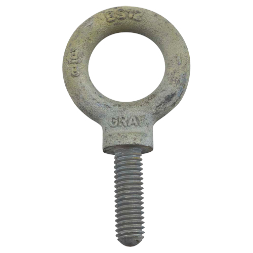 Boulon &agrave; œil, 2-13/16" dia, 2" lo, Galvanis&eacute;, 7200 lb (3,6 tonnes) capacit&eacute; Sécurité Médic