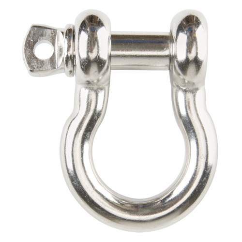 Screw Pin Anchor Shackle, 3/16", Screw Pin, Stainless Steel Sécurité Médic