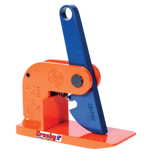 IPH10 Horizontal Lifting Clamp, 12000 lbs. (6 tons) Limit, 0" - 2-2/5" Jaw Sécurité Médic
