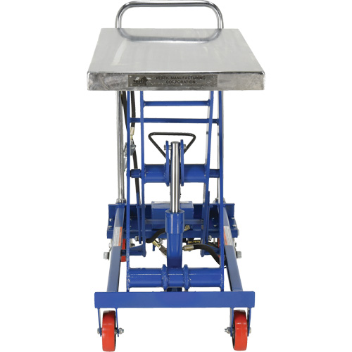 Pneumatic Hydraulic Scissor Lift Table, Steel, 32-1/2" L x 19-3/4" W, 1000 lbs. Cap. Sécurité Médic