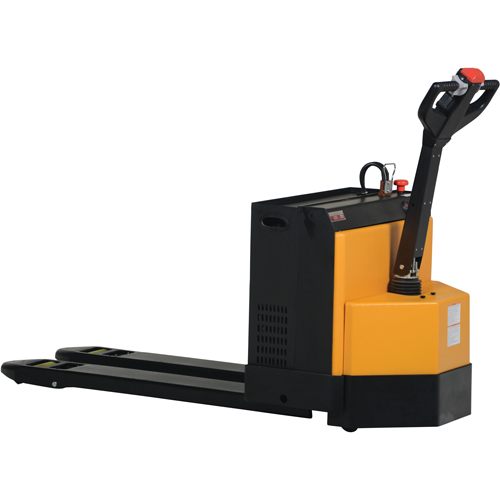 Fully Powered Electric Pallet Truck, 4500 lbs. Cap., 48" L x 30.25" W Sécurité Médic
