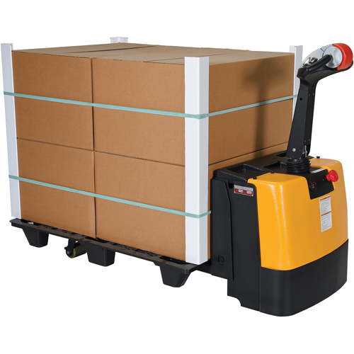 Fully Powered Electric Pallet Truck, 3000 lbs. Cap., 47" L x 25" W Sécurité Médic