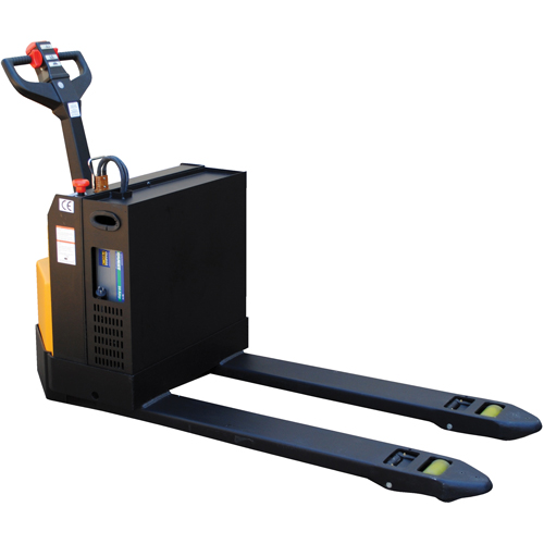 Fully Powered Electric Pallet Truck, 4500 lbs. Cap., 48" L x 30.25" W Sécurité Médic