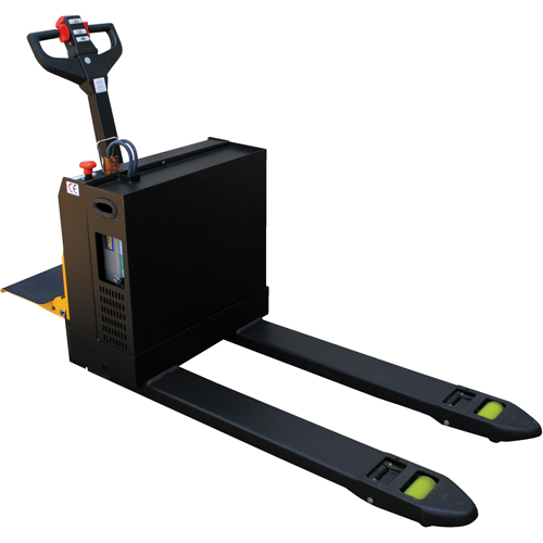 Fully Powered Electric Pallet Truck With  Stand-On Platform, 4500 lbs. Cap., 48" L x 30.25" W Sécurité Médic