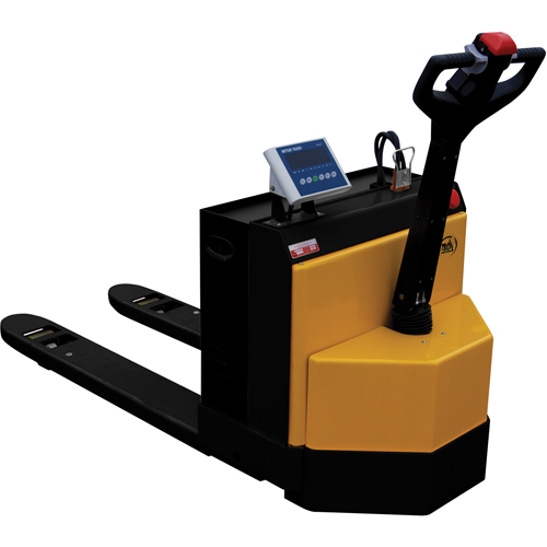 Fully Powered Electric Pallet Truck With  Scale, 4500 lbs. Cap., 48" L x 30.25" W Sécurité Médic