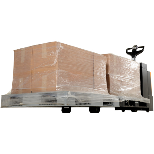 Fully Powered Electric Pallet Truck With  Stand-On Platform, 4500 lbs. Cap., 96" L x 30" W Sécurité Médic