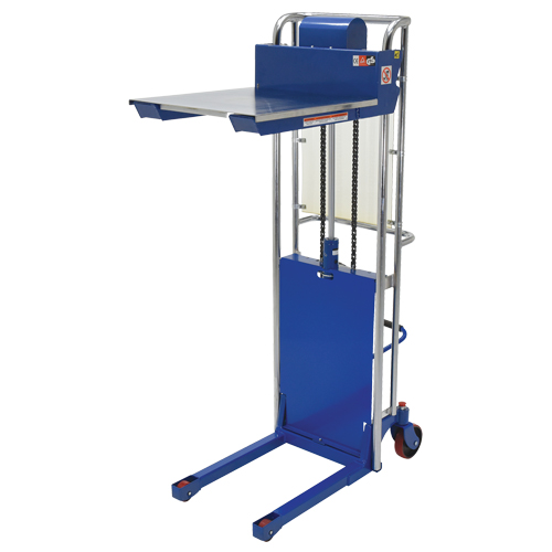 Gerbeur Hefti-Lift, M&eacute;canisme Pompe au pied, Capacit&eacute; de 880 lb, Levage max de 59" Sécurité Médic