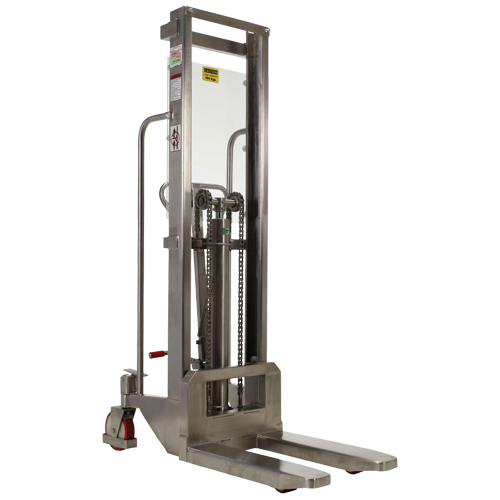 Gerbeur Hefti-Lift, M&eacute;canisme Pompe au pied, Capacit&eacute; de 880 lb, Levage max de 59" Sécurité Médic