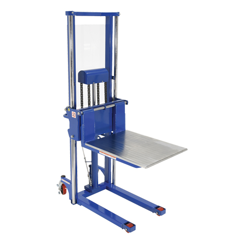 Gerbeur Hefti-Lift, M&eacute;canisme Pompe au pied, Capacit&eacute; de 1500 lb, Levage max de 63" Sécurité Médic