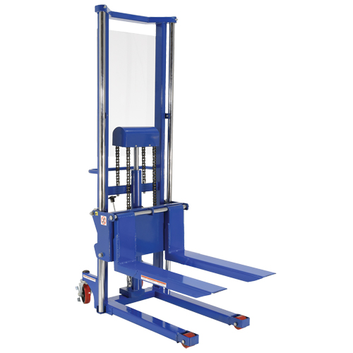 Gerbeur Hefti-Lift, M&eacute;canisme Pompe au pied, Capacit&eacute; de 1500 lb, Levage max de 63" Sécurité Médic