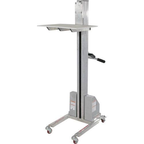 Gerbeur &agrave; levage rapide, M&eacute;canisme &eacute;lectrique, Capacit&eacute; de 175 lb, Levage max de 57" Sécurité Médic