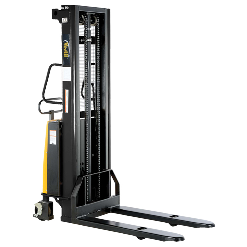 Gerbeur pour chariot &eacute;l&eacute;vateur, Fonctionnement &eacute;lectrique, Capacit&eacute; 2000 lb, Lev&eacute;e max 118" Sécurité Médic