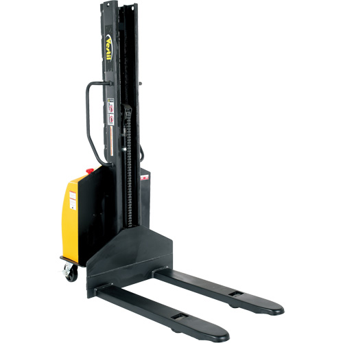 Gerbeur motoris&eacute; avec m&acirc;t &eacute;troit, Fonctionnement &eacute;lectrique, Capacit&eacute; 1500 lb, Lev&eacute;e max 63" Sécurité Médic