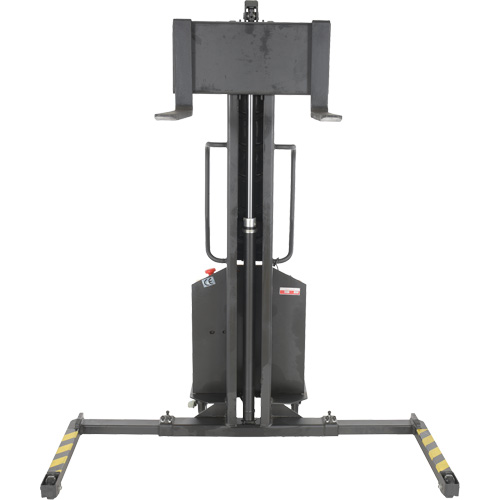 Gerbeur motoris&eacute; avec m&acirc;t &eacute;troit, Fonctionnement &eacute;lectrique, Capacit&eacute; 1000 lb, Lev&eacute;e max 63" Sécurité Médic