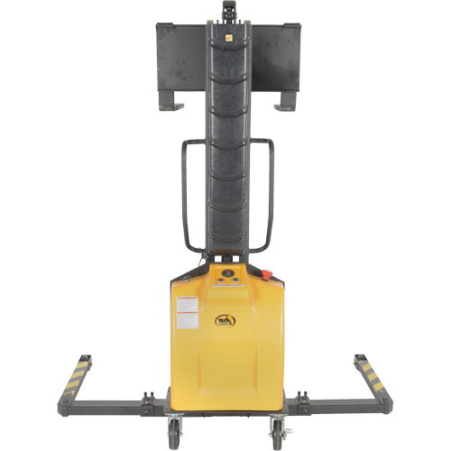 Gerbeur motoris&eacute; avec m&acirc;t &eacute;troit, Fonctionnement &eacute;lectrique, Capacit&eacute; 1000 lb, Lev&eacute;e max 63" Sécurité Médic