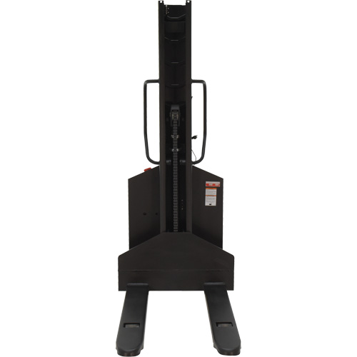 Gerbeur motoris&eacute; avec m&acirc;t &eacute;troit, Fonctionnement &eacute;lectrique, Capacit&eacute; 1000 lb, Lev&eacute;e max 63" Sécurité Médic