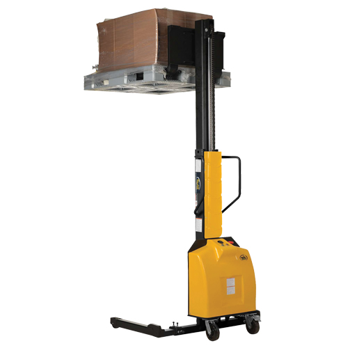Gerbeur motoris&eacute; avec m&acirc;t &eacute;troit, Fonctionnement &eacute;lectrique, Capacit&eacute; 1500 lb, Lev&eacute;e max 98" Sécurité Médic