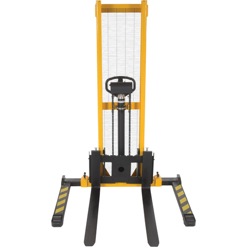 Gerbeur hydraulique manuel, Fonctionnement Pompe manuelle, Capacit&eacute; 2000 lb, Lev&eacute;e max 63" Sécurité Médic