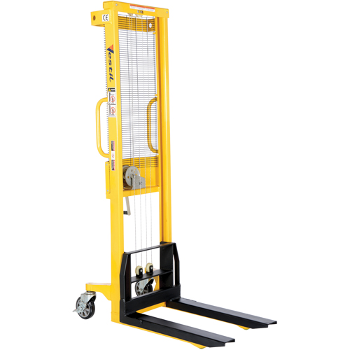 Gerbeur manuel, Fonctionnement Treuil manuel, Capacit&eacute; 770 lb, Lev&eacute;e max 60" Sécurité Médic