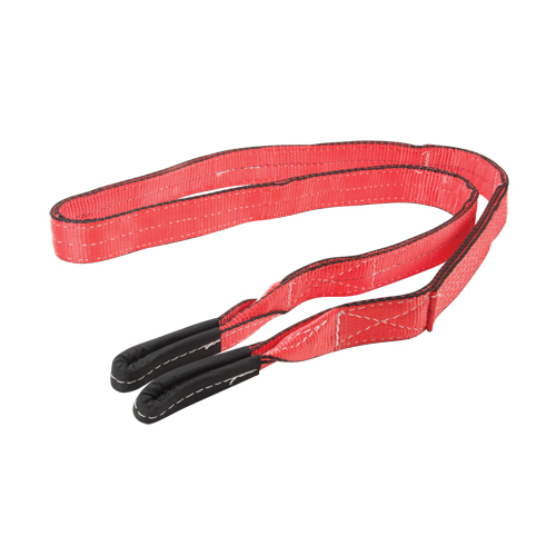 &eacute;lingue de levage en polyester, Pli Double, Oeillets renvers&eacute;s, Type 4, 6'' la x 8' lo, Capacit&eacute; verticale 16 500 lb Sécurité Médic