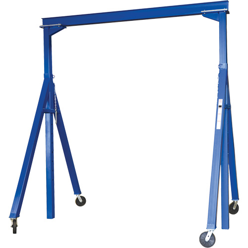 Adjustable Steel Gantry Crane, 10' L, 2000 lbs. (1 tons) Capacity Sécurité Médic