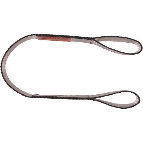 &eacute;linge sangle en polyester, Pli Double, Oeillet double, Type 3, 1" la x 4' lo, Capacit&eacute; verticale 3100 lb Sécurité Médic