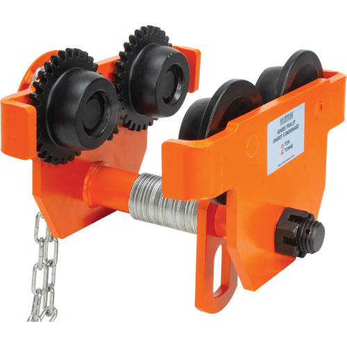 Chariot r&eacute;glable avec plaques de s&eacute;curit&eacute;, 2000 lb (1 tonne) Capacit&eacute;, 2-5/16" - 4-14/16" Sécurité Médic