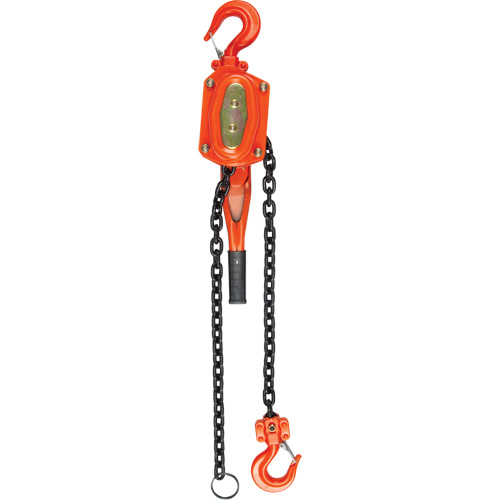 Lever Hoist, 10' Lift, 1500 lbs. (0.75 tons) Capacity, Alloy Steel Chain Sécurité Médic