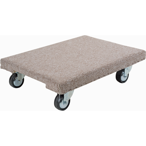 Wood Dollies - Medium-Duty, Polyolefin Wheels, 900 lbs. Capacity, 18" W x 24" D x 7" H Sécurité Médic