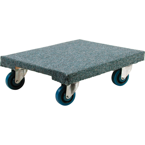 Wood Dollies - Heavy-Duty, Rubber Wheels, 1400 lbs. Capacity, 18" W x 30" D x 7" H Sécurité Médic