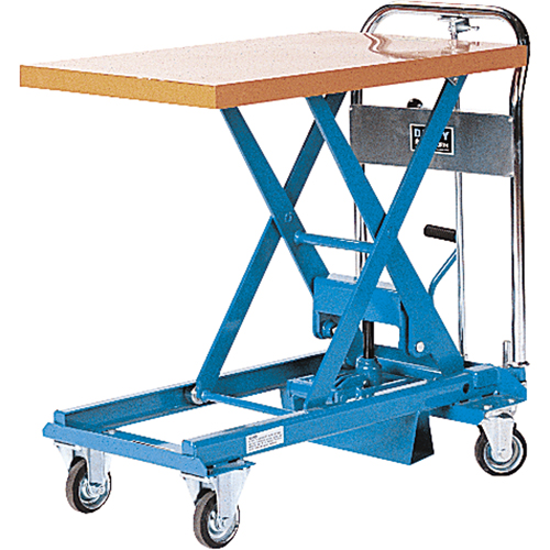Dandy Lift Scissor Lift Table, 31-1/2" L x 19-7/10" W, Steel, 550 lbs. Capacity Sécurité Médic