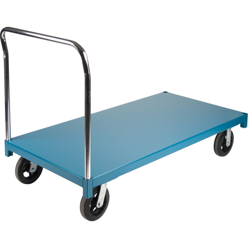 Heavy-Duty Platform Truck, 60" L x 30" W, 2000 lbs. Capacity, Rubber Casters Sécurité Médic