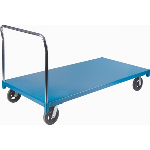 Heavy-Duty Platform Truck, 72" L x 36" W, 2000 lbs. Capacity, Rubber Casters Sécurité Médic