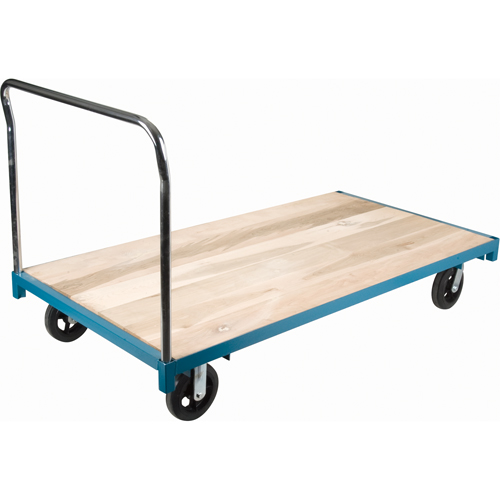 Heavy-Duty Platform Truck, 72" L x 36" W, 2000 lbs. Capacity, Rubber Casters Sécurité Médic