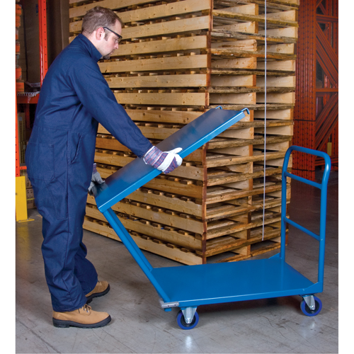 Shelf & Platform Truck, Steel, 24" W x 36" D x 40" H, 1300 lbs. Platform Capacity Sécurité Médic