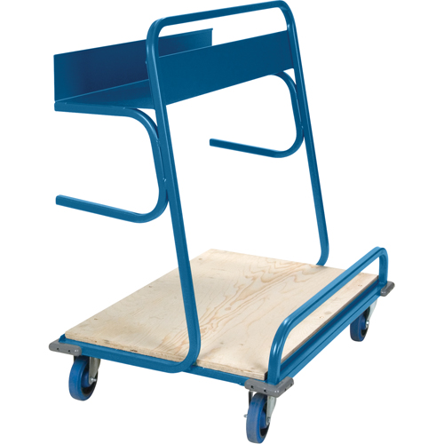 Chariots pour mat&eacute;riaux de construction, 39" x 26" x 42", Capacit&eacute; 1200 lb Sécurité Médic