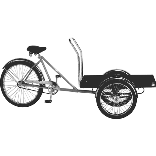 Tricycles &agrave; chargement &agrave; l'avant Sécurité Médic