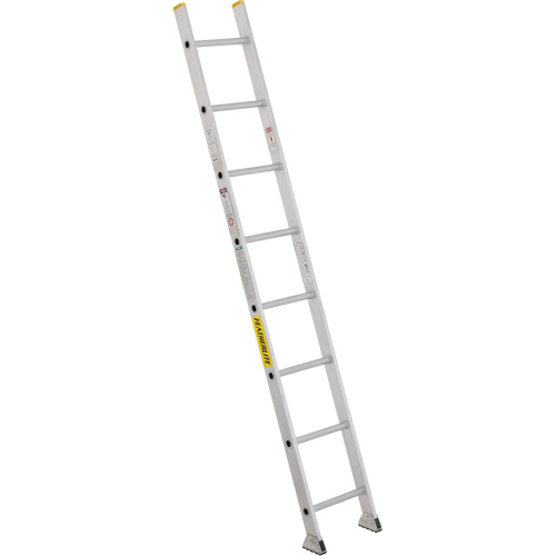 Industrial Heavy-Duty Straight Ladders, 8', Aluminum, 300 lbs., CSA Grade 1A Sécurité Médic